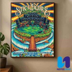 Stick Figure Concert Poster In Chicago IL On June 18 2025 At Huntington Bank Pavilion at Northerly Island Home Decor Poster Canvas