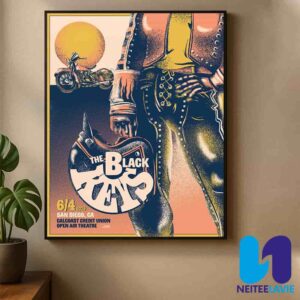 The Black Keys Concert Poster In San Diego CA On June 6 2025 At Calcoast Credit Union Open Air Theatre Home Decor Poster Canvas