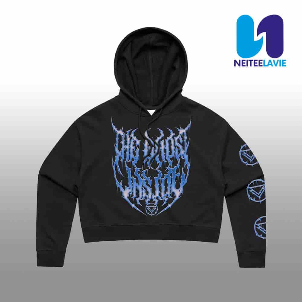 The Ghost Inside Death Metal Crop Hoodie Shirt The Ghost Inside Death Metal Crop Hoodie Shirt