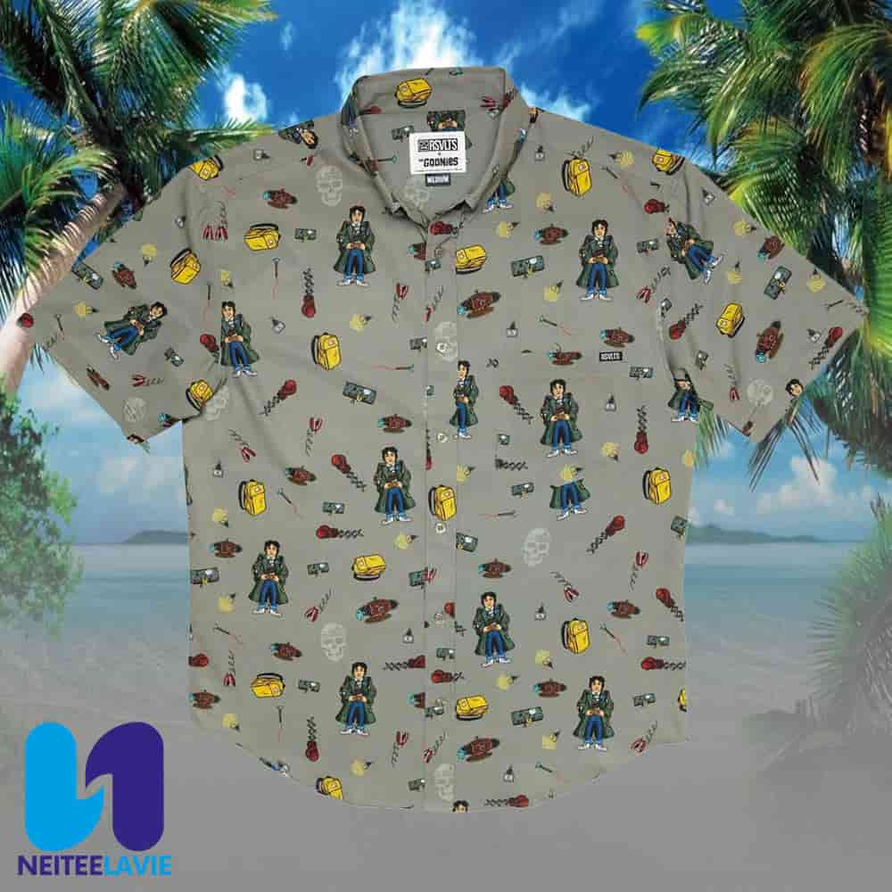 The Goonies Data’s Great Inventions RSVLTS Summer Hawaiian Shirt The Goonies Data’s Great Inventions RSVLTS Summer Hawaiian Shirt