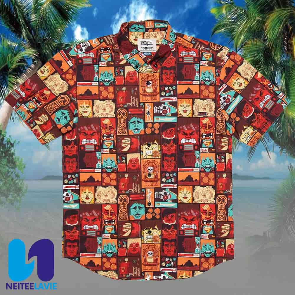 The Goonies Tiki Summer RSVLTS Summer Hawaiian Shirt The Goonies Tiki Summer RSVLTS Summer Hawaiian Shirt