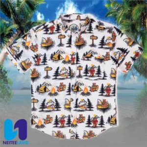 The Great Outdoors Beary Outdoorsy RSVLTS Summer Hawaiian Shirt