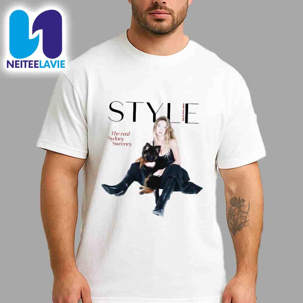 The Real Sydney Sweeney Cover The Sunday Times Magazine Style 2025 Merch Unisex T-Shirt The Real Sydney Sweeney Cover The Sunday Times Magazine Style 2025 Merch Unisex T-Shirt