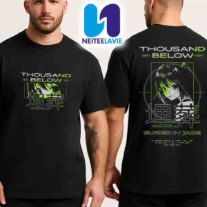 Thousand Below Buried In Jade Tour 2025 Anime Merch Unisex T-Shirt