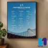 West Ham United FC Premier League Fixtures 2025-26 Full Season Schedule Released Home Decor Poster Canvas