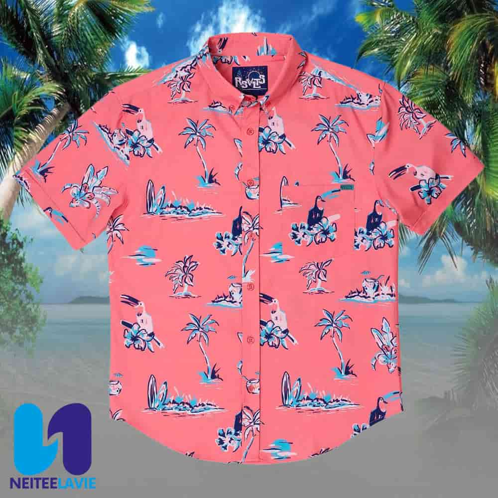 Toucans Are Better Than One RSVLTS Summer Hawaiian Shirt Toucans Are Better Than One RSVLTS Summer Hawaiian Shirt