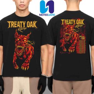 Treaty Oak Revival Bad State Of Mind Part 2 Tour Dates List 2025 Merch Two Sided Unisex T-Shirt