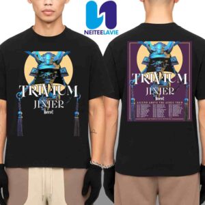 Trivium Ascend Above The Ashes Tour North America Dates List 2025 Merchandise Two Sided Unisex T-Shirt