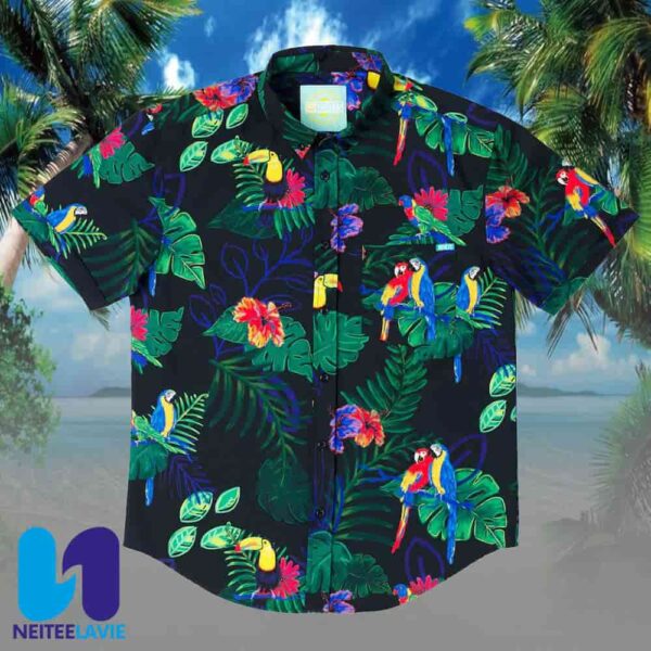 Two Tickets To Parrotise RSVLTS Summer Hawaiian Shirt