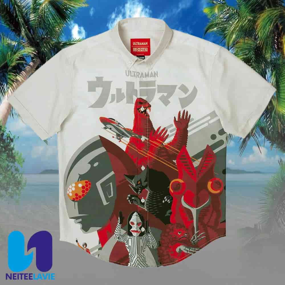 Ultraman Ultra 66 RSVLTS Summer Hawaiian Shirt Ultraman Ultra 66 RSVLTS Summer Hawaiian Shirt
