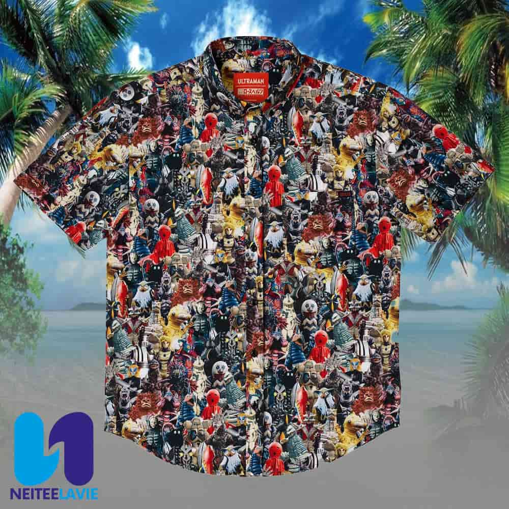 Ultraman Ultra-Villainous RSVLTS Summer Hawaiian Shirt Ultraman Ultra-Villainous RSVLTS Summer Hawaiian Shirt