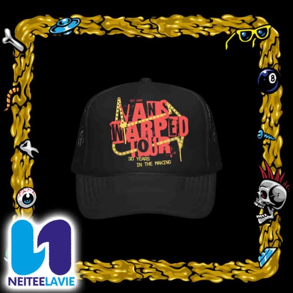 Vans Warped Tour 2025 30 Years In The Making Classic Trucker Hat-cap