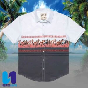 Western Collection Runnin Wild RSVLTS Summer Hawaiian Shirt
