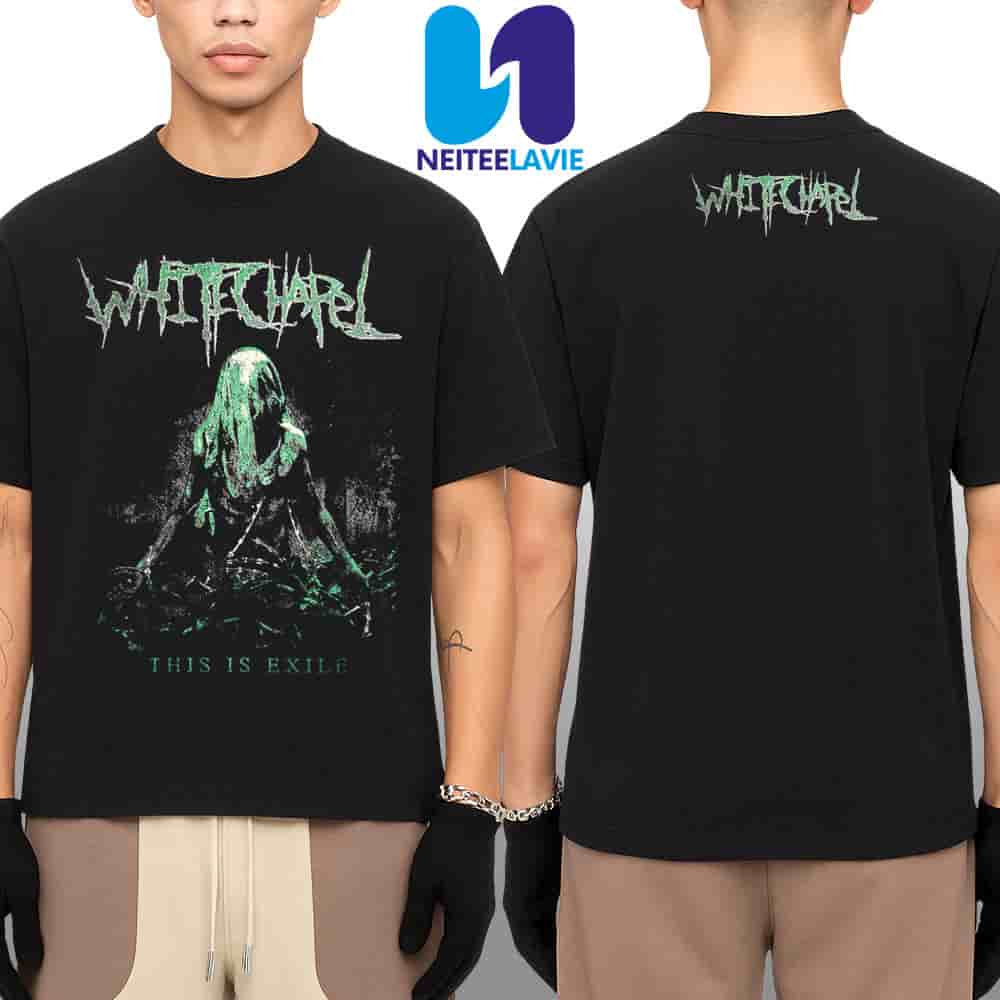 Whitechapel This Is Exile Tee Merchandise Two Sided Unisex T-Shirt Whitechapel This Is Exile Tee Merchandise Two Sided Unisex T-Shirt