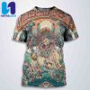 Widespread Panic Concert Poster By Nathaniel Deas In Chicago IL On June 4-5-6 2025 At Chicago Theatre All Over Print T-Shirt