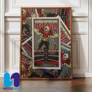 Widespread Panic Show Poster By Jason Clements On June 4-5-6 2025 At Chicago Theatre In Chicago IL Home Decor Poster Canvas