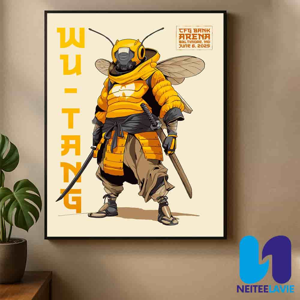 Wu-tang Clan Concert Poster In Baltimore MD On June 6 2025 At CFG Bank Arena Home Decor Poster Canvas Wu-tang Clan Concert Poster In Baltimore MD On June 6 2025 At CFG Bank Arena Home Decor Poster Canvas