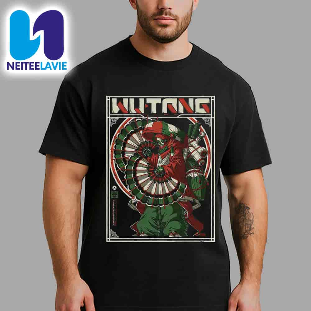 Wu-tang Clan Concert Poster In San Diego CA On June 21 2025 At Pechanga Arena Merchandise Unisex T-Shirt Wu-tang Clan Concert Poster In San Diego CA On June 21 2025 At Pechanga Arena Merchandise Unisex T-Shirt