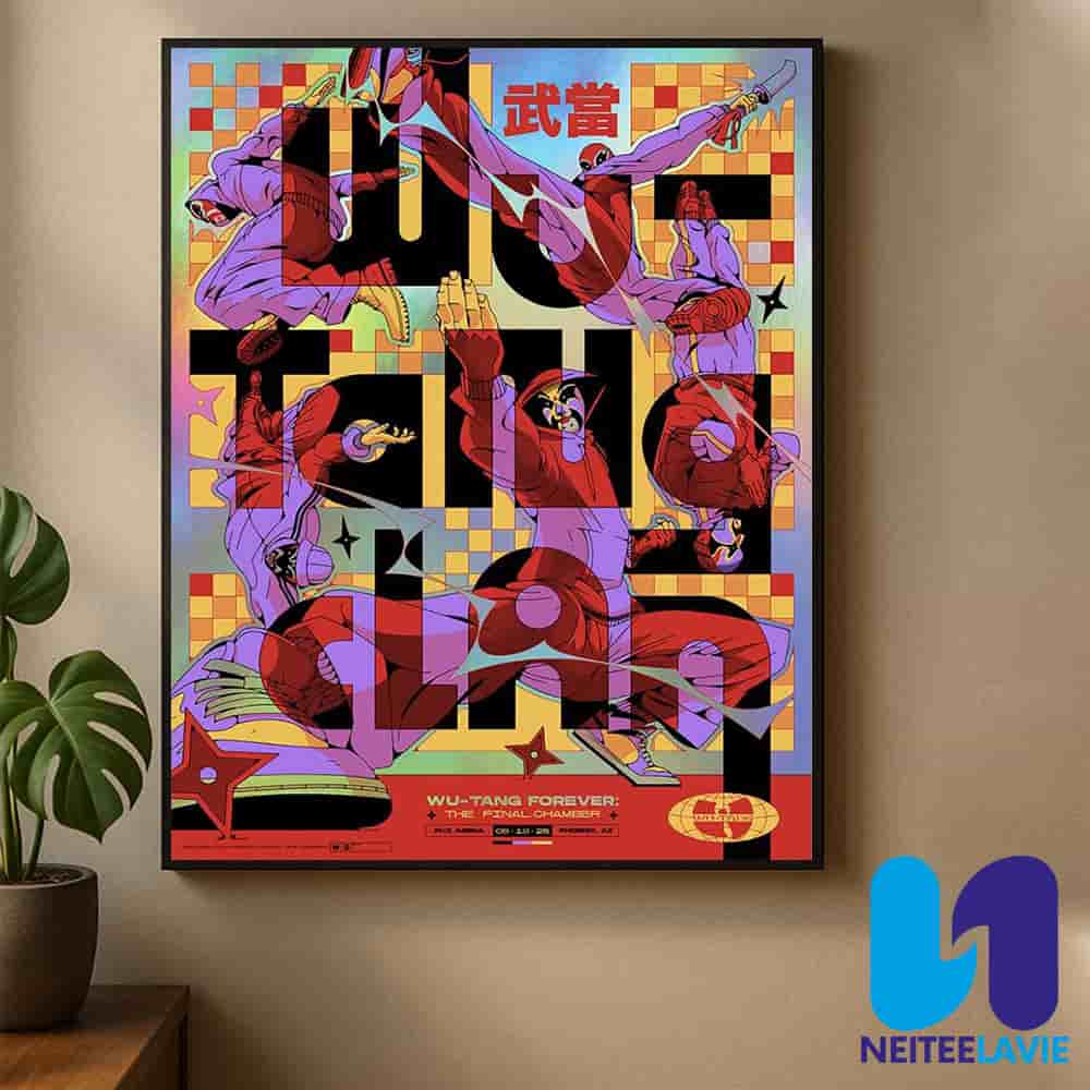 Wu-tang Clan Live In Phoenix The Final Chamber Tour On June 15 2025 At Arizona Financial Theatre Home Decor Poster Canvas Wu-tang Clan Live In Phoenix The Final Chamber Tour On June 15 2025 At Arizona Financial Theatre Home Decor Poster Canvas