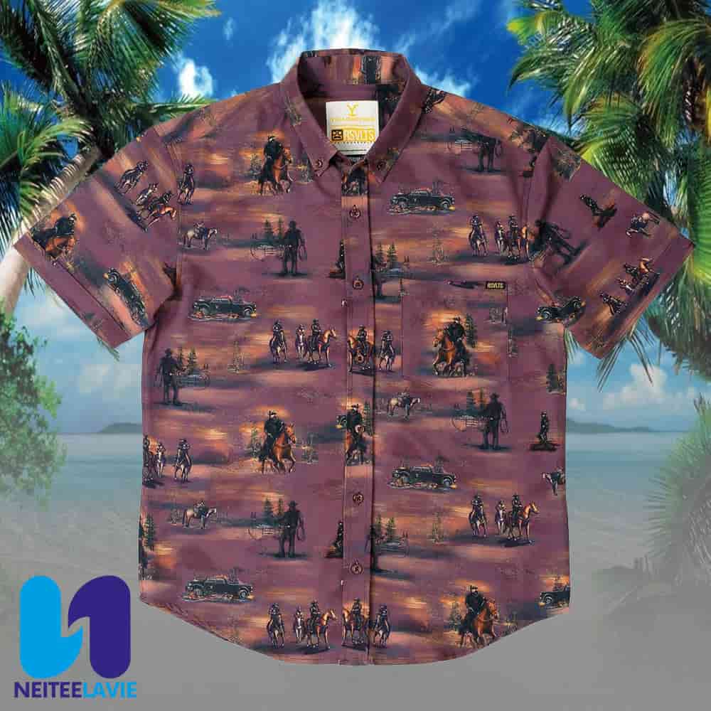 Yellowstone Tough Merciless RSVLTS Summer Hawaiian Shirt Yellowstone Tough Merciless RSVLTS Summer Hawaiian Shirt