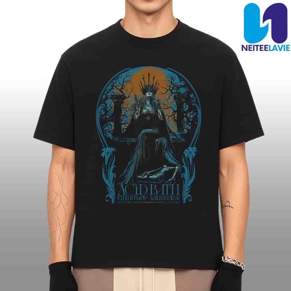 Acid Bath Concert Poster In Brooklyn New York On July 11 At Brooklyn Paramount Merchandise Unisex T-Shirt Acid Bath Concert Poster In Brooklyn New York On July 11 At Brooklyn Paramount Merchandise Unisex T-Shirt