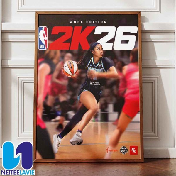 Angel Rees NBA 2K26 WNBA Edition Cover Athlete Home Decor Poster Canvas