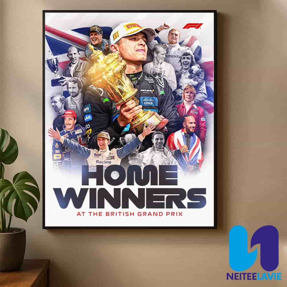 Lando Norris Joins A long List Of British Winners At Their Home Grand Prix Home Decor Poster Canvas Lando Norris Joins A long List Of British Winners At Their Home Grand Prix Home Decor Poster Canvas