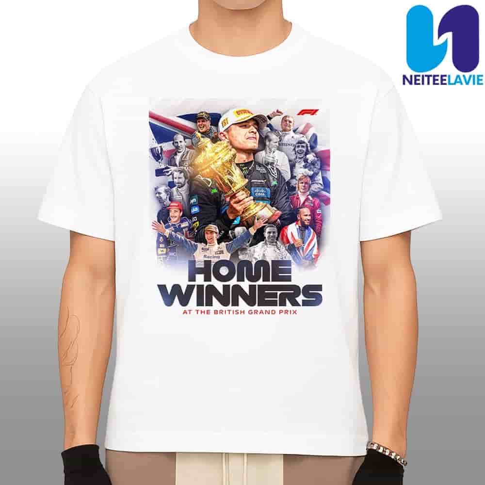 Lando Norris Joins A long List Of British Winners At Their Home Grand Prix Merchandise Unisex T-Shirt Lando Norris Joins A long List Of British Winners At Their Home Grand Prix Merchandise Unisex T-Shirt
