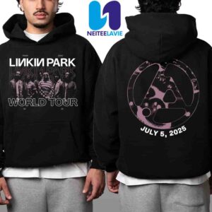 Linkin Park From Zero World Tour 2025 Exclusive Hoodie In Gdynia Poland At Open’er Festival On July 5 Merchandise Two Sided Unisex T-Shirt