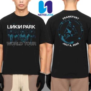Linkin Park From Zero World Tour 2025 Exclusive Tee In Frankfurt On July 8 2025 At Deutsche Bank Park Merchandise Two Sided Unisex T-Shirt