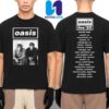 Oasis Live 25 World Tour 2025 Exclusive Photo Black White Dolar Tee In Cardiff At Principality Stadium On July 4 Merchandise Two Sided Unisex T-Shirt