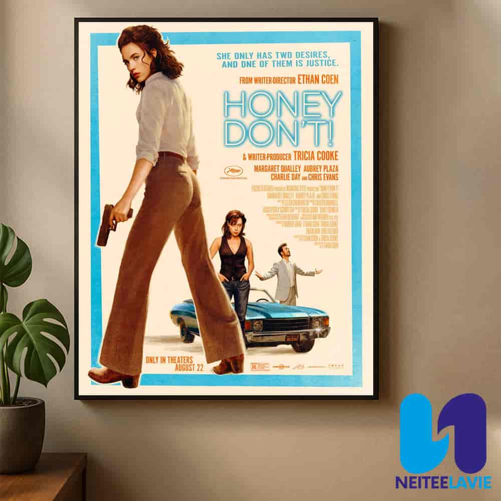 Official Poster Movie Honey Don't She Only Has Two Desires And One Of Them Is Justice Only In Theaters August 22 2025 Home Decor Poster Canvas Official Poster Movie Honey Don't She Only Has Two Desires And One Of Them Is Justice Only In Theaters August 22 2025 Home Decor Poster Canvas
