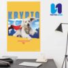 Superman 2025 Movie Collection Superman And Krypto Premium Poster Canvas