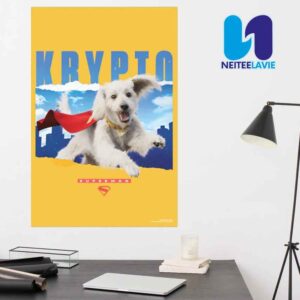 Superman 2025 Movie Collection Krypto Premium Poster Canvas