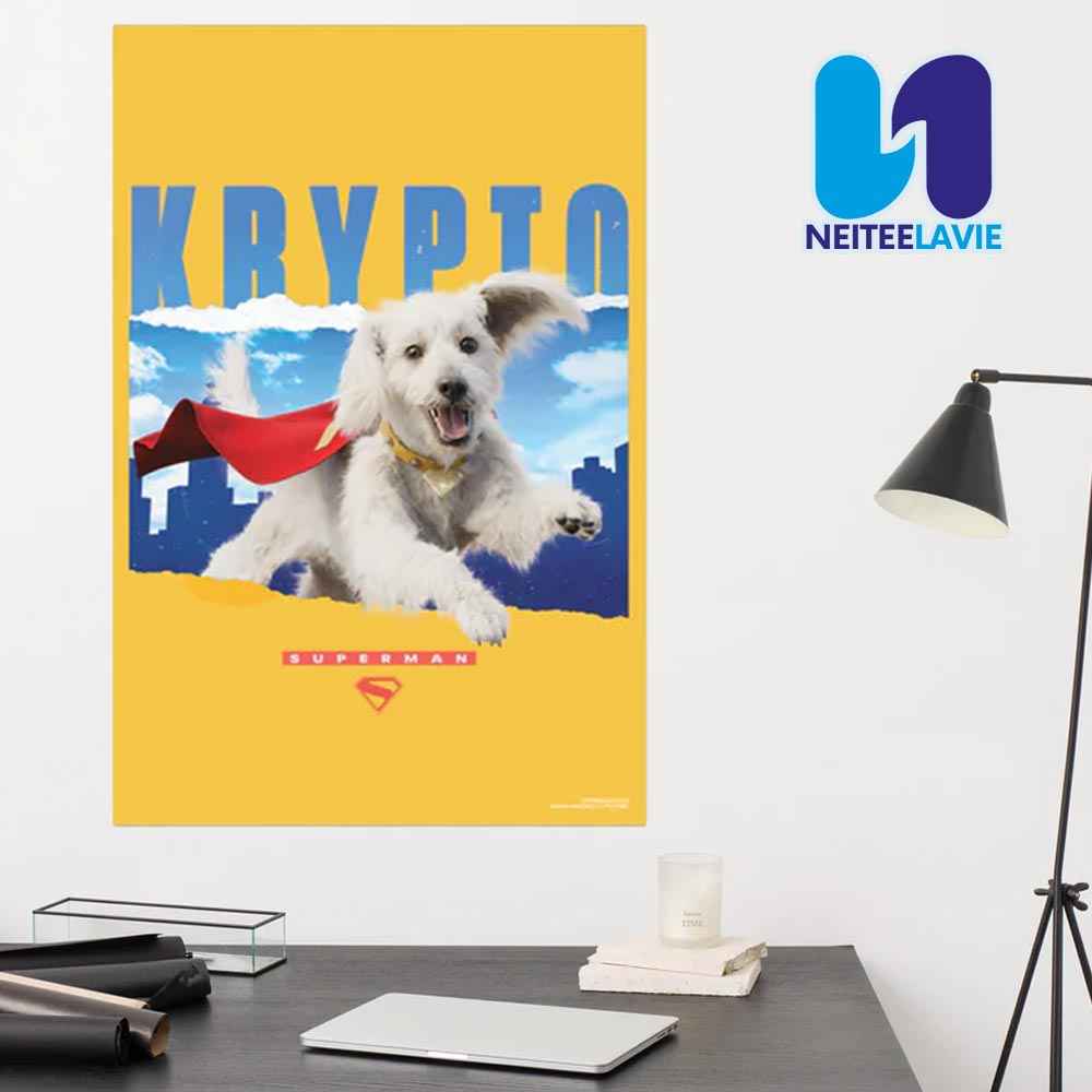 Superman 2025 Movie Collection Krypto Premium Poster Canvas Superman 2025 Movie Collection Krypto Premium Poster Canvas
