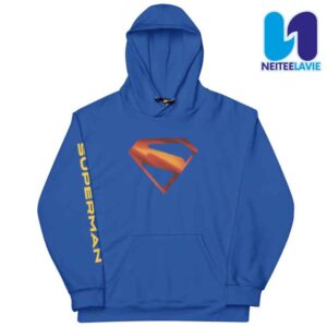Superman 2025 Movie Collection Last Son Of Krypton Merchandise All Over Hoodie Shirt