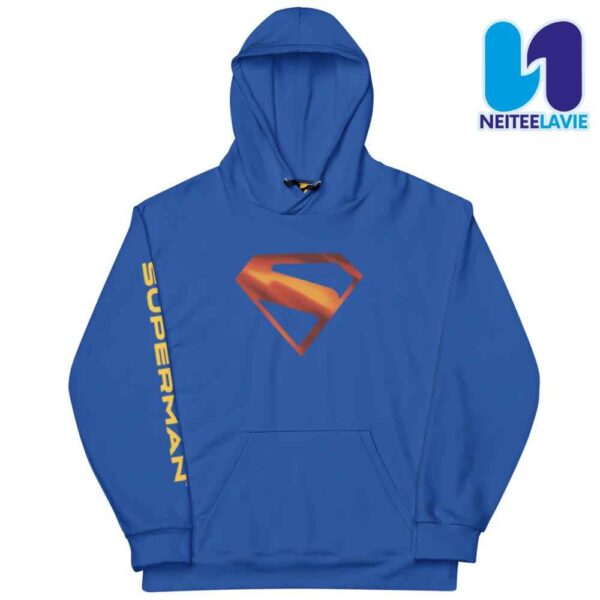 Superman 2025 Movie Collection Last Son Of Krypton Merchandise All Over Hoodie Shirt