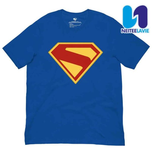 Superman 2025 Movie Collection S-Shield Merchandise T-Shirt