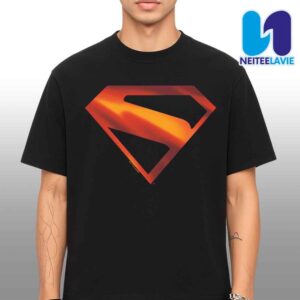 Superman 2025 Movie Collection Stylized S-Shield Comfort Colors Merchandise T-Shirt