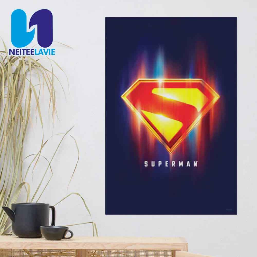 Superman 2025 Movie Collection Theatrical Logo Premium Poster Canvas Superman 2025 Movie Collection Theatrical Logo Premium Poster Canvas