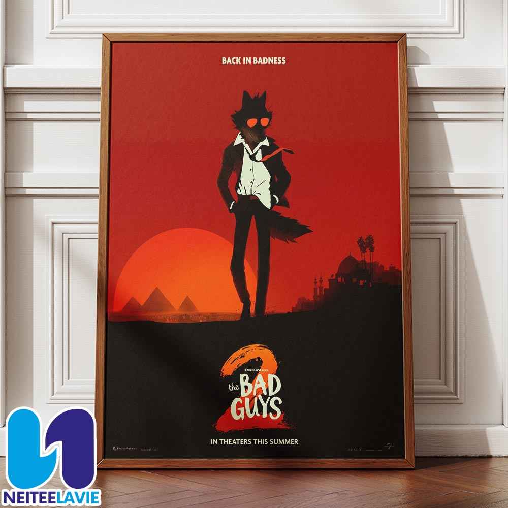 The Bad Guys 2 In Theaters On August 2 2025 Back In Badness Home Decor Poster Canvas The Bad Guys 2 In Theaters On August 2 2025 Back In Badness Home Decor Poster Canvas